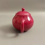 Carmine Red Pan Teapot - Image 2