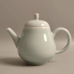 Celadon Glazed Pear-Shaped Teapot
