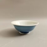 Sky-blue Glazed Plum Blossom Tea Cup