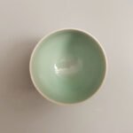 Celadon Glazed Chicken-Heart Tea Cup - Image 3