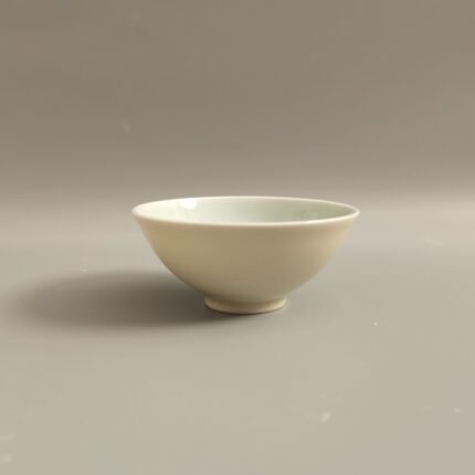 Blue-glazed Orchid Tea Cup