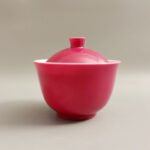 Carmine Red Glazed Two-Piece Gaiwan