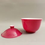 Carmine Red Glazed Two-Piece Gaiwan - Image 2