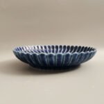 Lapis Lazuli-Style Chrysanthemum-Petal Saucer