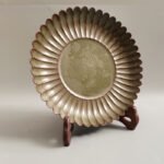 Tea-Dust Glazed Chrysanthemum-Petal Saucer - Image 2
