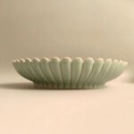 Celadon Glazed Chrysanthemum-Petal Saucer