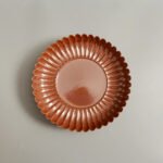 Purple-Brown Glazed Chrysanthemum-Petal Saucer - Image 3